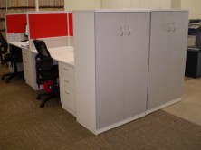 Storage Cupboards. 2 Hinged Doors With Adjustable Shelves. MM1 Or MM2 Colours